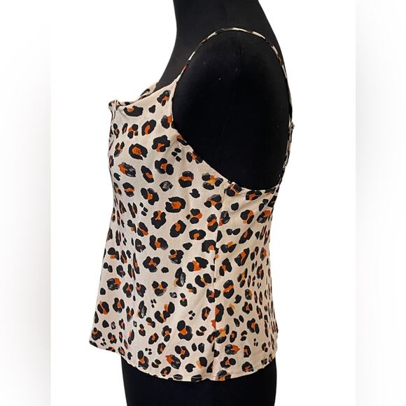 New ~ FREE PEOPLE ~ Cowl Neck Tank Top Small ~ ADORBS VACAY - Picture 2 of 6